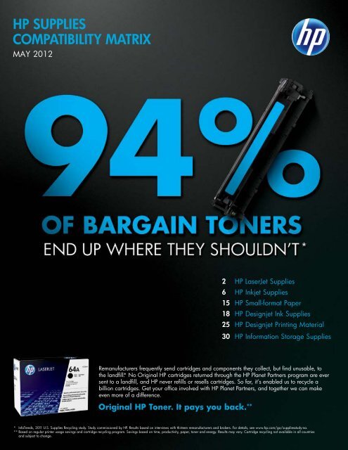 Hp Laserjet Toner Compatibility Chart