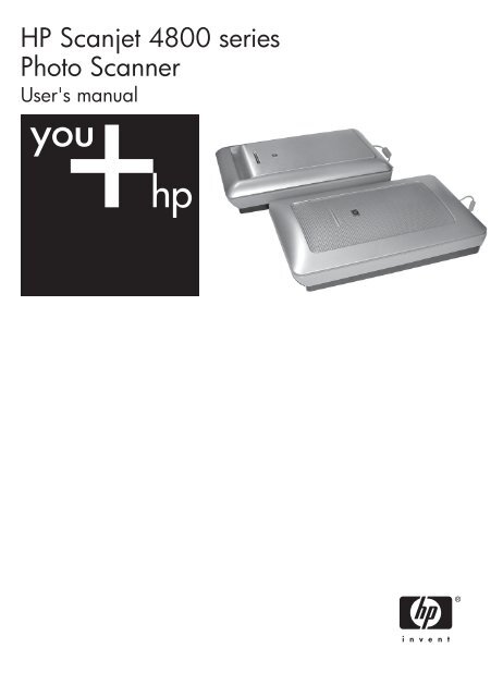 Hp Scanjet 4800 Series Photo Scanner Hewlett Packard