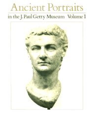 Ancient Portraits in the J. Paul Getty Museum Vol. 1, OPA 1