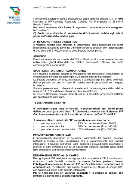 Campionato Serie C Maschile Regionale - Federazione Italiana ...