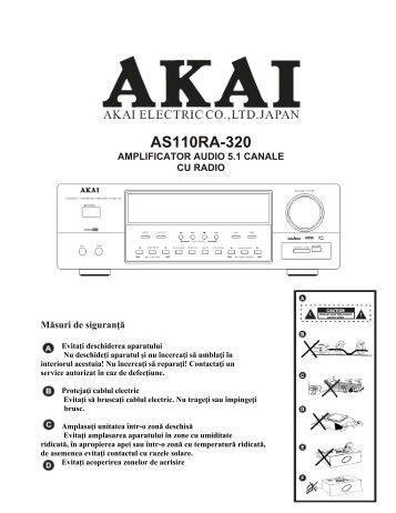 Amplituner AKAI AS110RA-320