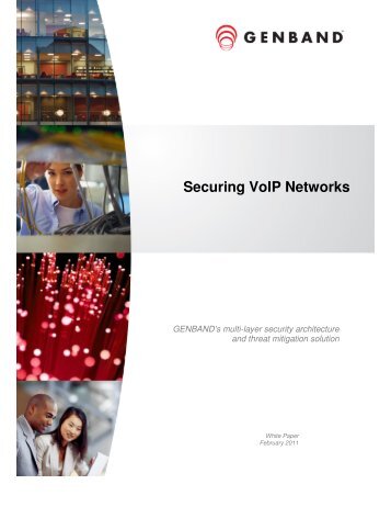 Securing VoIP Networks - Genband