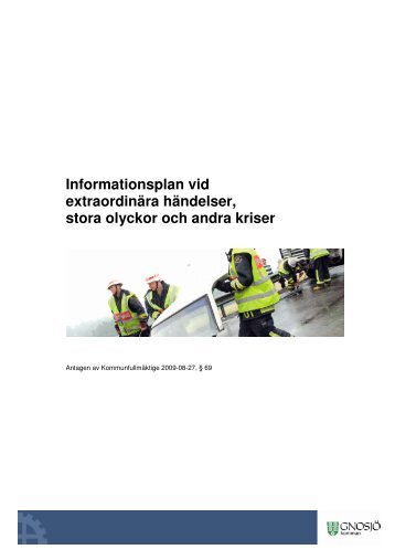 Microsoft Word - Informationsplan vid XOH_Gnosj ... - Gnosjö kommun