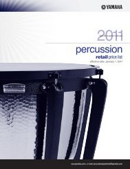 Yamaha Percussion - High School Music Service, Inc.