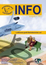 Ausgabe VL Info 3/2013 - Vereinigung Luftfahrt eV