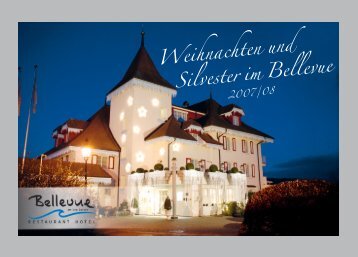 WEIHNACHTSKARTE 2007 - Hotel Bellevue Sursee