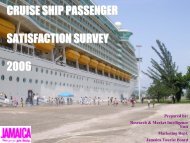 cruise ship passenger satisfaction survey 2006 - Jamaica Tourist ...