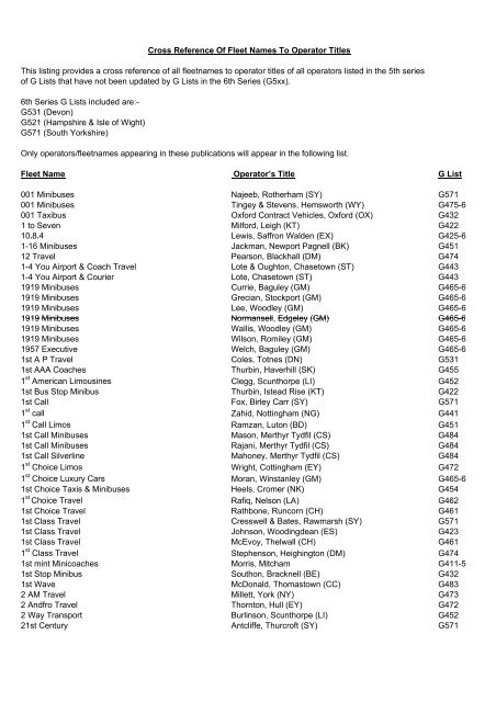 Fleetname Cross Reference (November 2009).pdf - The PSV Circle ...