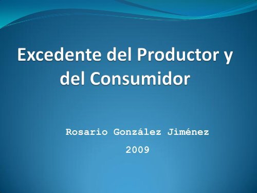 Excedente del Productor y del Consumidor - Bligoo.com