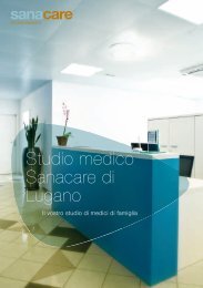 Studio medico Sanacare di Lugano