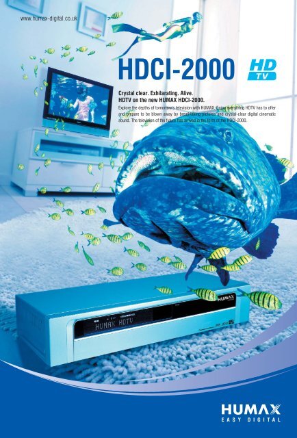 HDCI-2000 HDTV receiver for super-crisp images - Humax