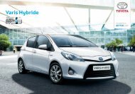 Catalogue Yaris Hybride - sites Toyota