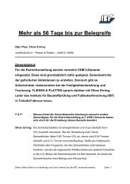 Mehr als 56 Tage bis zur Belegreife _Er_ - IBF Troisdorf