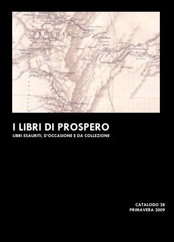 CATALOGO 28 aprile 2009 - I libri di Prospero