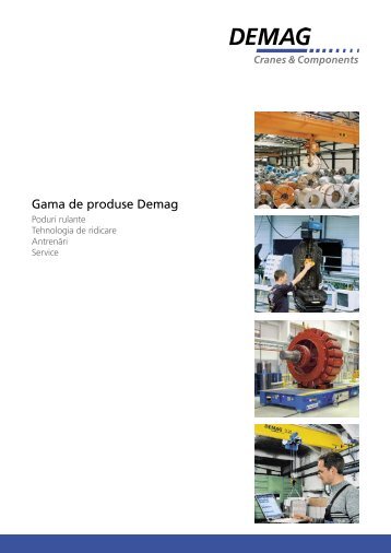 Gama de produse Demag (1.45 MB) - Poduri rulante