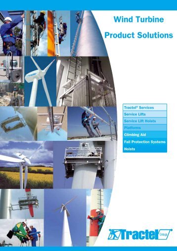 Wind Turbine Product Solutions - Tractel