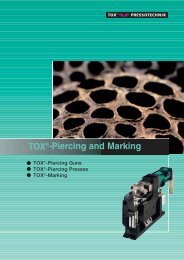 Piercing & Marking Systems - TOX PRESSOTECHNIK USA