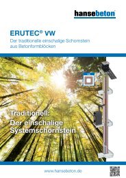 Prospekt ERUTECÂ® VW (PDF) - Hansebeton