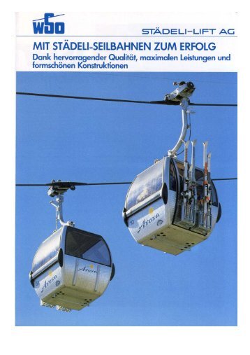 WSO-Prospekt USA ca. 1990 (Städeli Lift AG Oetwil am ... - jacomet.ch