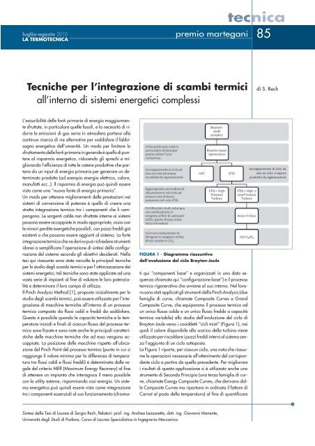 Articolo scaricabile gratuitamente in PDF (201 Kb) - La Termotecnica