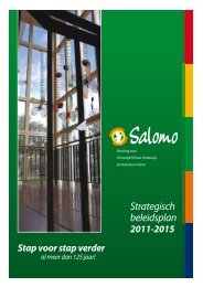 Strategisch beleidsplan 2011-2015 Onderwijs - Salomo