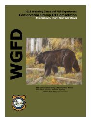 Conservation Stamp Art Competition - Wyoming Game & Fish ...