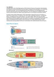 Deck Plan & Cabins