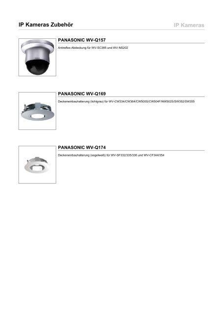 Katalogauszug Dekom IP-Kameras - IGS-Industrielle ...