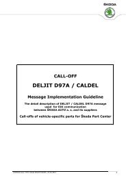 DELJIT D97A / CALDEL - Å koda Auto