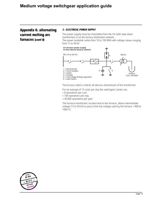 Medium voltage switchgear application guide