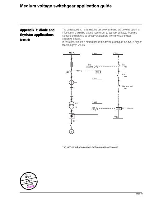 Medium voltage switchgear application guide