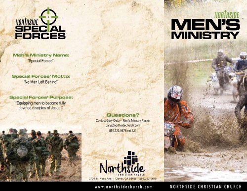 MEN'S MINISTRY Questions? - Northside Christian Church