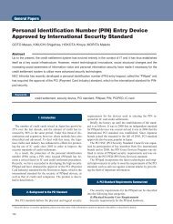 Personal Identification Number (PIN) Entry Device Approved ... - Nec