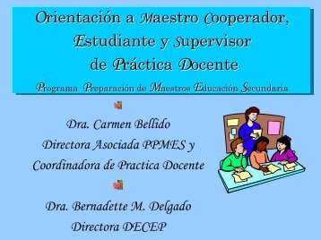 Funciones del Maestro Cooperador - DECEP - UPRM