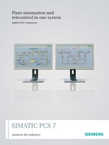 SIMATIC PCS 7 TeleControl - Siemens