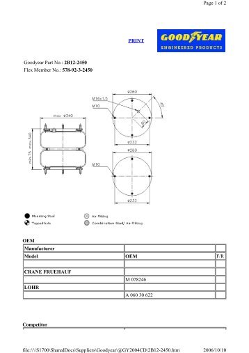 Competitor PRINT Goodyear Part No.: 2B12-2450 ... - Airsprings.cc