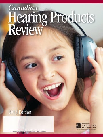 2013 Canadian Hearing Products Review (pdf) - Andrew John ...