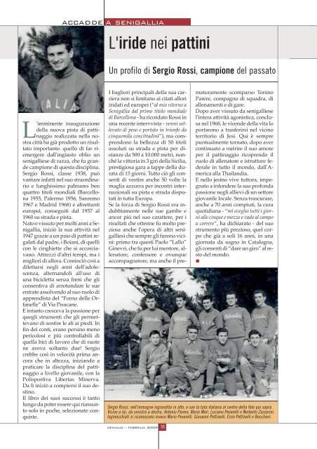 (febbraio 2009) anno 9 numero 1 - Comune di Senigallia