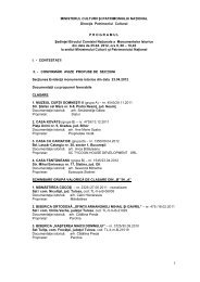 Programul şedinţei biroului şi plenului - 25.04.2012 - Ministerul Culturii