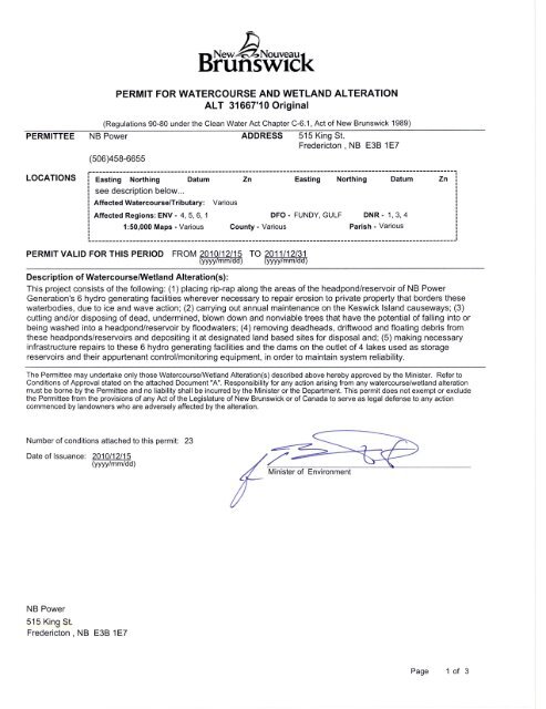 Environmental Impact Assessment(EIA) Registration for the ...