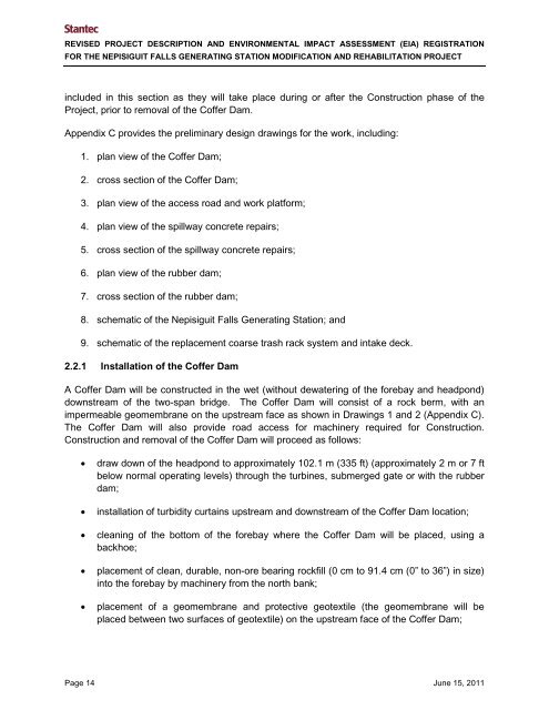 Environmental Impact Assessment(EIA) Registration for the ...