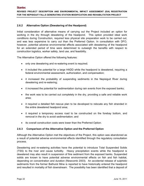 Environmental Impact Assessment(EIA) Registration for the ...