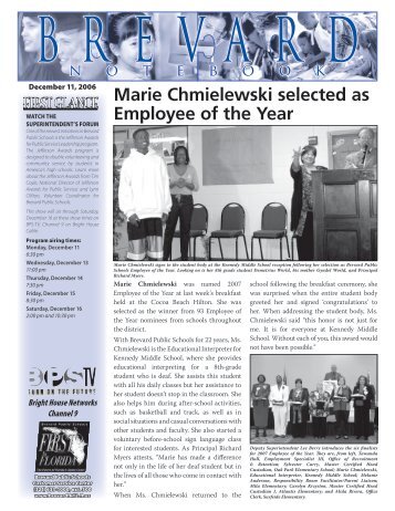 Marie Chmielewski selected as Employee of the Year