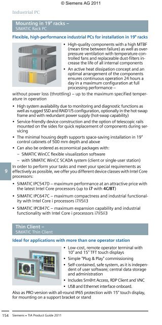 Totally Integrated Automation - Automation Technology - Siemens