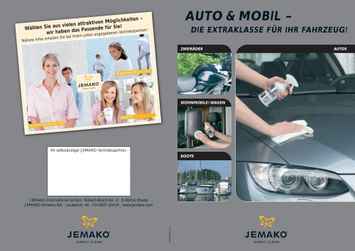 Auto & Mobil Prospekt - JEMAKO - how to clean?