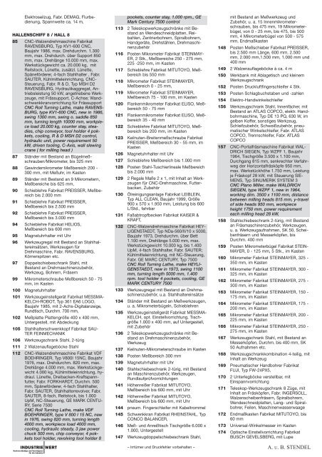 International Auction - IndustrieWert GmbH