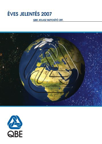 QBE Atlasz Biztosító Zrt. 2007. évi éves jelentése