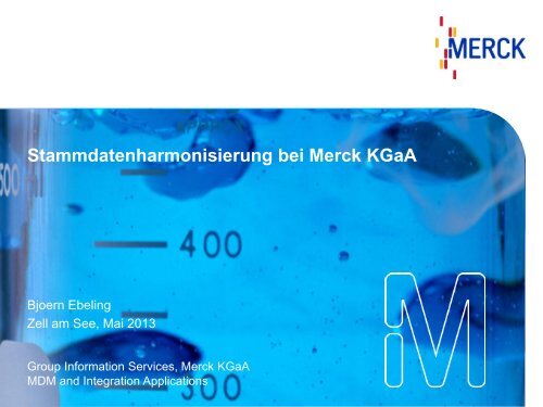 Stammdatenharmonisierung bei Merck KGaA - SAP.com