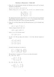 Math 601 Solutions To Homework 5