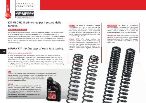 Front & steering MOTO - CarpiMoto